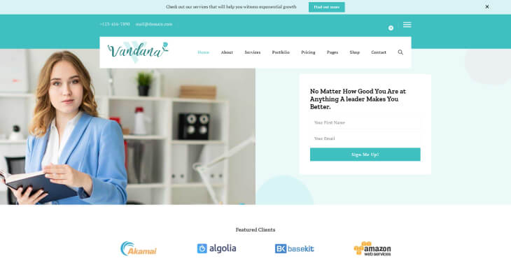 Vandana Speaker Template