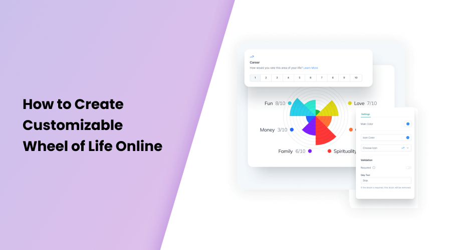 How to Create Customizable Wheel of Life Online