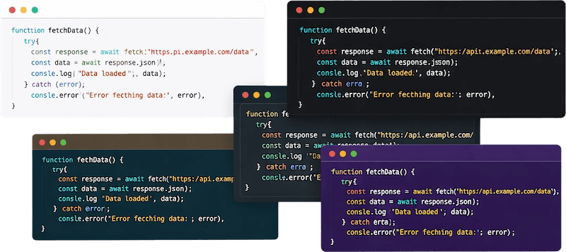 Code Snippets Block - Multiple Modern Themes