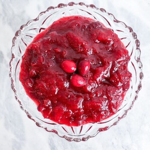 old fashioned bourbon cranberry sauce