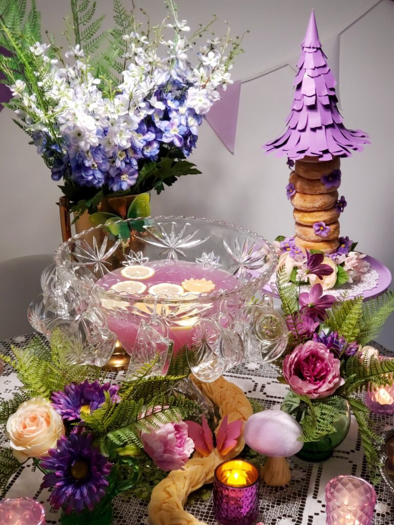 rapunzel birthday purple punch