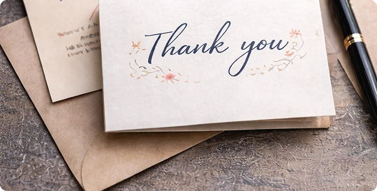 Thank You Note Generator Thank You Note Generator