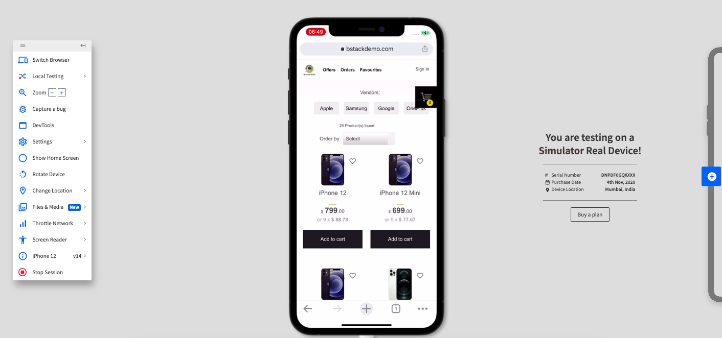 Test on different screen resolutions on real devices Test on different screen resolutions on real devices