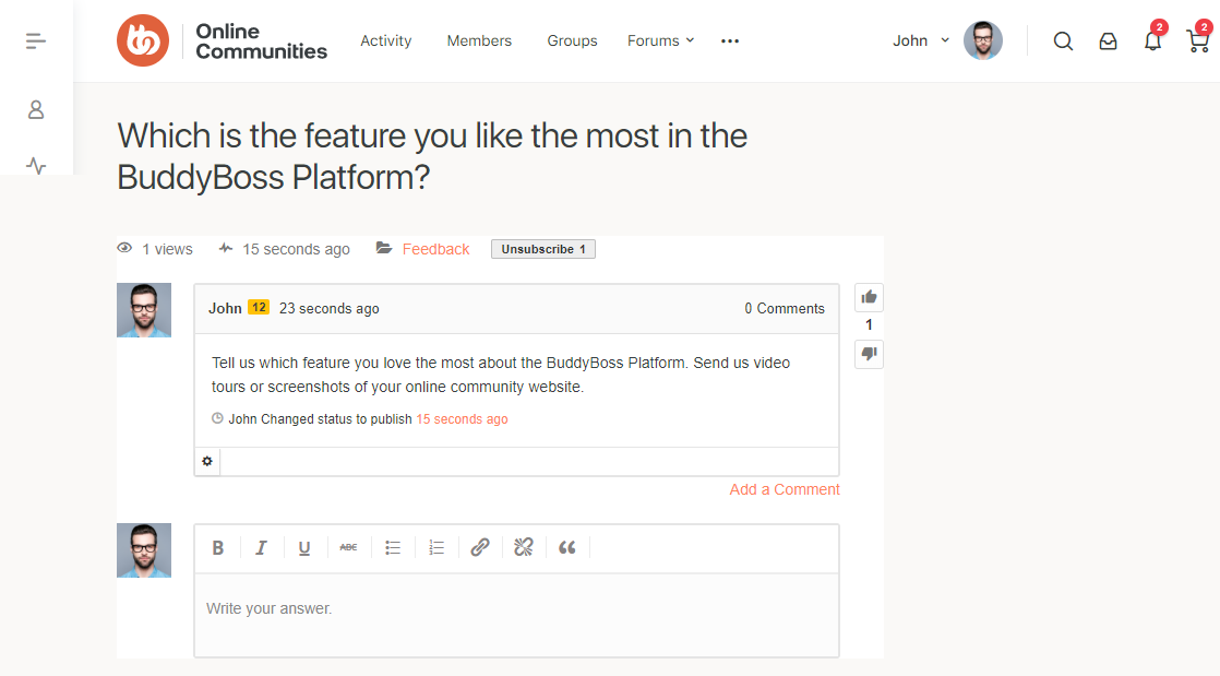 Anspress Preview Of A Question | BuddyBoss AnsPress Preview of a question