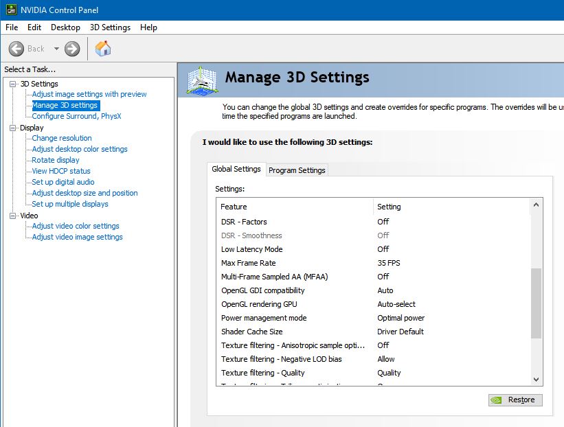NVidia Control Panel, which you can set a system-wide max frame rate