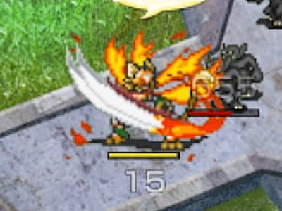 マスターアサシンの獣人エイダのドット絵