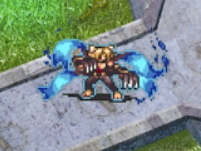 ナイトアサシンの獣人エイダのドット絵