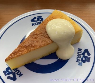 くら寿司のチーズケーキ