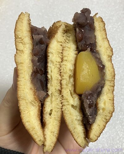 よし廣製菓 栗どら焼きの中身