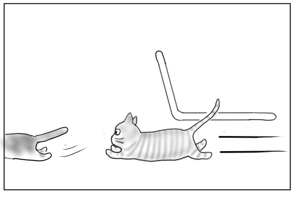 始まるおいかけっこ