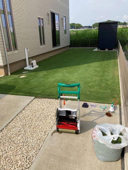 5月下旬芝刈り後