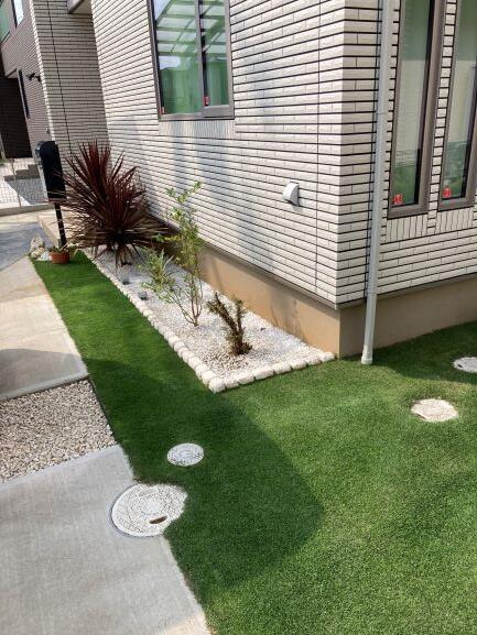 5月下旬ドライガーデン芝刈り後