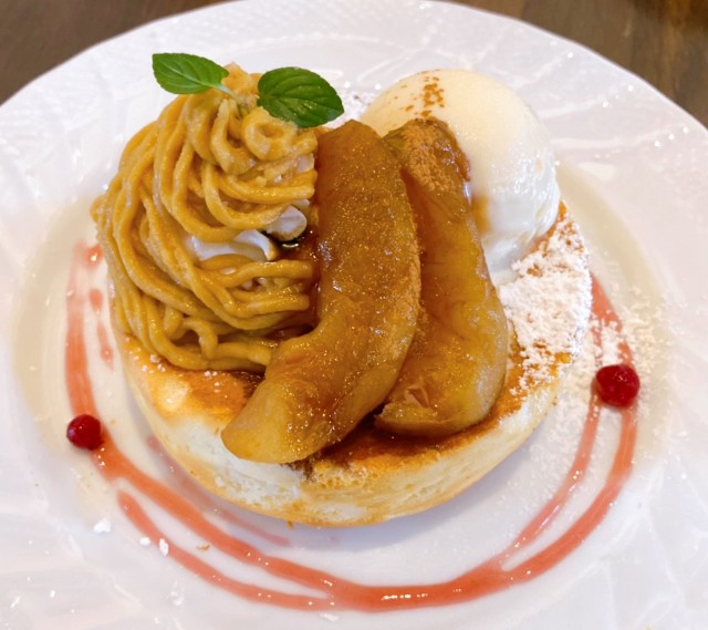 星野珈琲店のパンケーキ