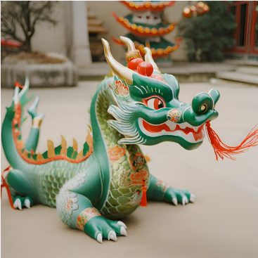 AIで生成した龍