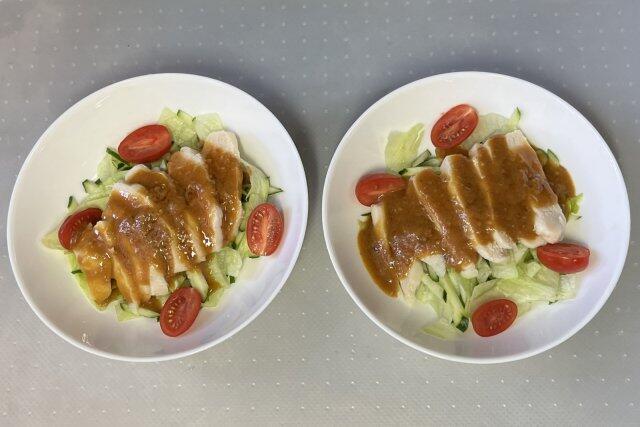 写真:「棒々鶏」の完成