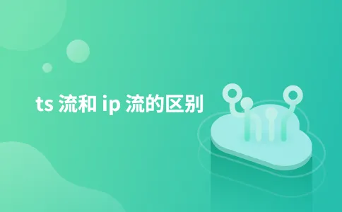 ts 流和 ip 流的区别