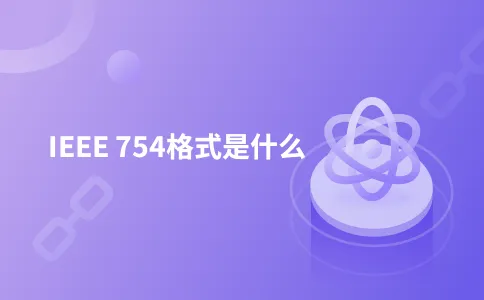 IEEE 754格式是什么