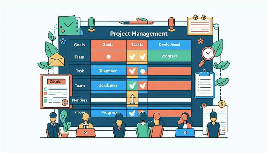 项目管理开发计划表格怎么做