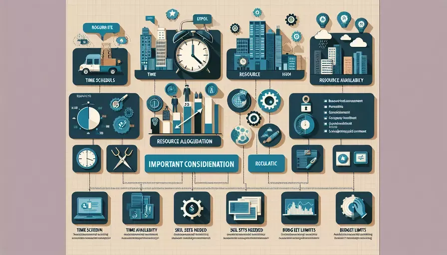 it项目管理资源分配注意什么意思