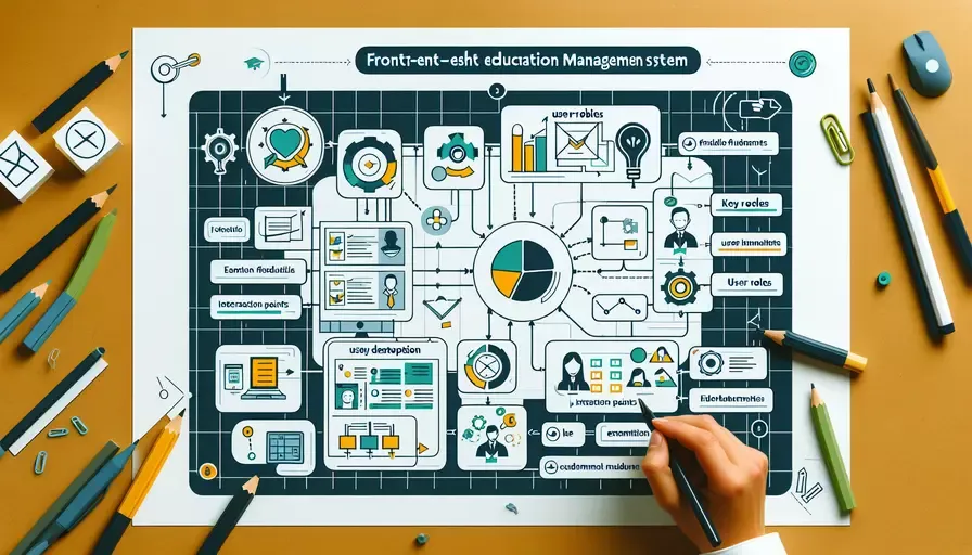 前端教育管理系统项目描述怎么写