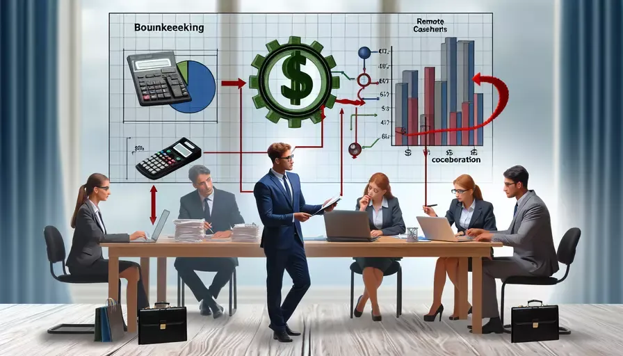 收银远程协作怎么做账的