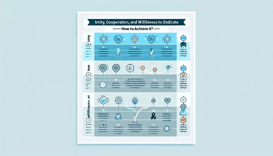 团结协作甘于奉献怎么做