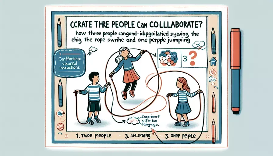 三人协作跳绳怎么跳