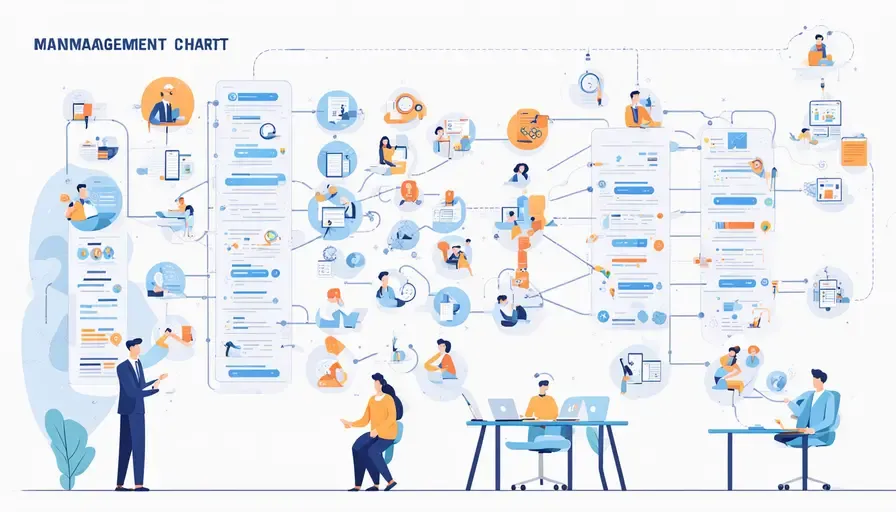 项目管理机构图怎么画