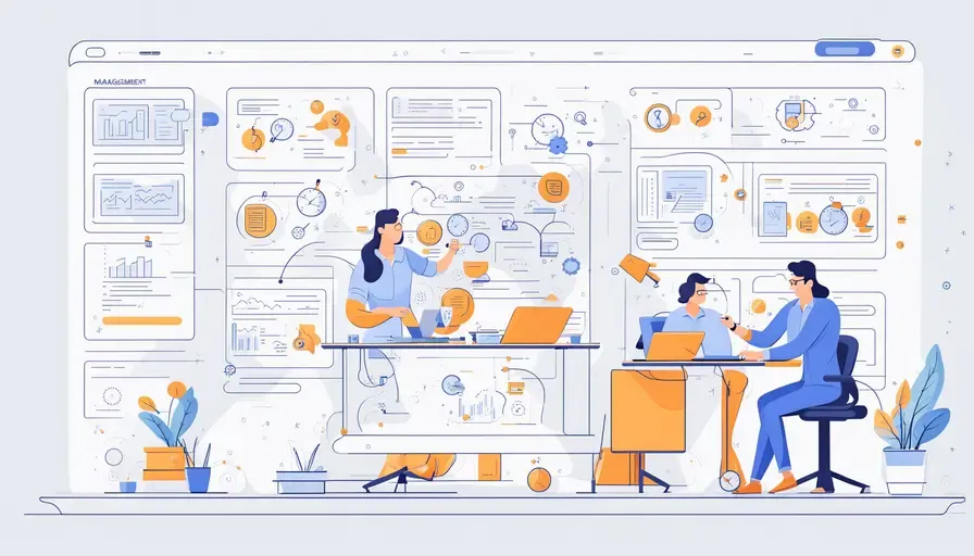 项目管理线框图片怎么做