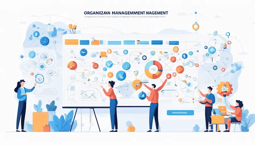 项目机构管理框图怎么画