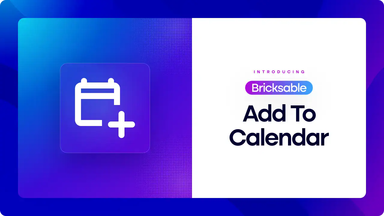 Bricksable Add To Calender