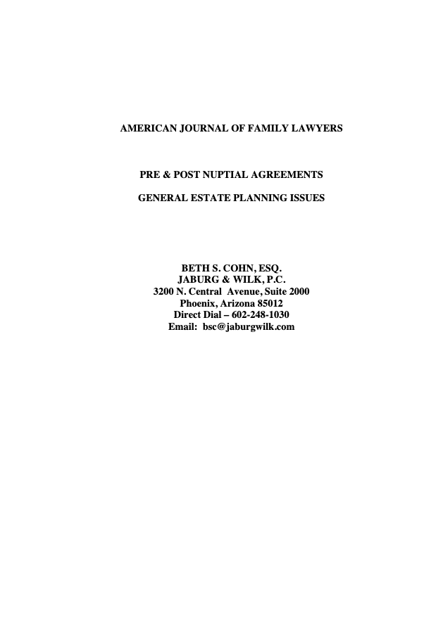 Post Nuptial Agreement Template