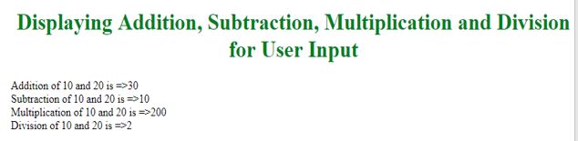 display addition multiplication subtraction 3