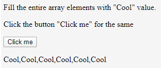 JavaScript Fill() output 2