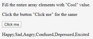 JavaScript Fill() output 3