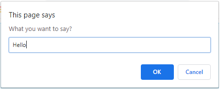 JavaScript Window Object output 3.2