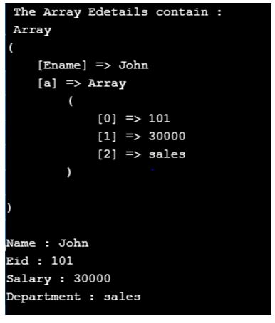 arrays elements arrays elements
