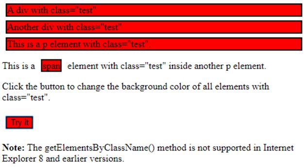 After clicking on Try it button: