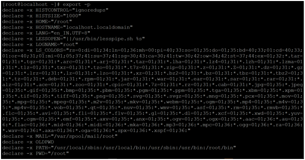 Login Shell Example 5