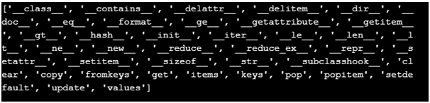 Python Iterator Dictionary Example 4
