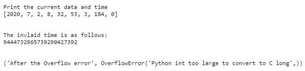 exception handling concept