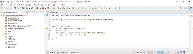 spring boot autowired output 3