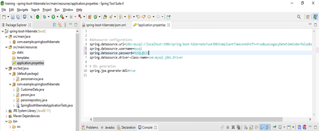 spring boot hibernate output 5