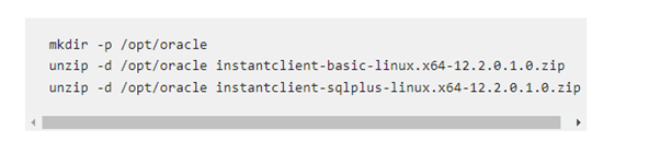 sqlplus in linux output 2
