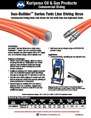 Oil Gas Products Sea Builder Flyer