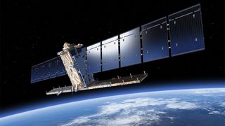 Sentinel-1 is the first in the family of Copernicus satellites launched by the European Space Agency. Two Sentinel-1 satellites have monitored the crack in the Larsen C ice shelf in the years leading up to the big split. They are also used to monitor Earth's environment, mapping sea ice and observing changes in land surfaces.