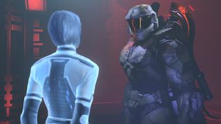 Master Chief and The Weapon in Halo Infinite's campaign.