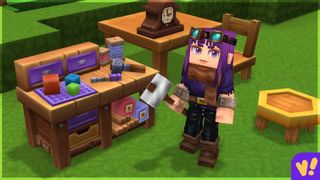 A screenshot of Violet's Furnishings, one of the mods made by the creator that Hypixel just hired for Hytale.