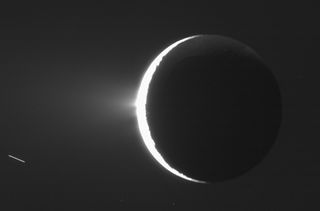 Cassini Spacecraft to Fly Through Moon's Geyser