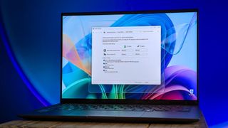 Fast Startup settings for Windows 11 displayed on a laptop screen